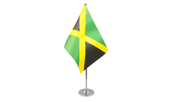 Jamaica Satin Table Flag